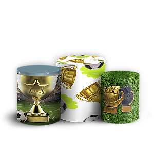 Trio Cilindro - Futebol - Sublimado 3D