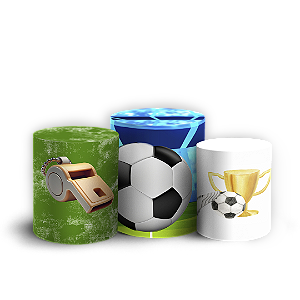 Trio Cilindro - Futebol - Sublimado 3D