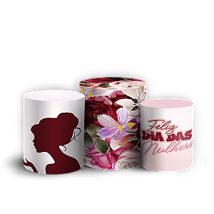 Trio Cilindro - Dia Das Mulheres - Sublimado 3D