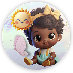 Painel Redondo - Sorrisos - Sublimado 3D