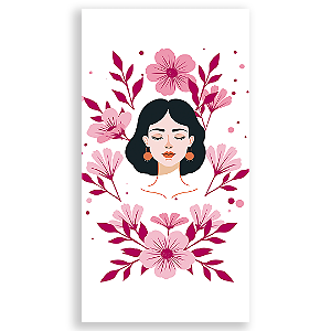 Faixa Lateral - Dia da Mulher - Sublimado 3D