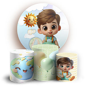 KIT Redondo e Trio - Sorrisos - Sublimado 3D