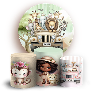 KIT Redondo e Trio - Safari - Sublimado 3D