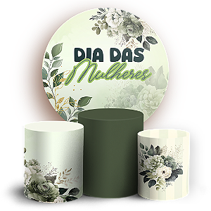 KIT Redondo e Trio - Dia Das Mulheres - Sublimado 3D