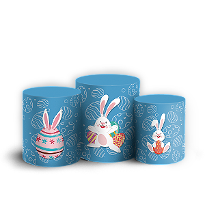 Trio Cilindro - Páscoa - Sublimado 3D