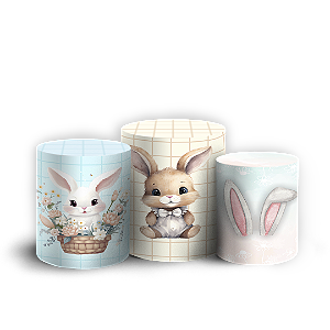 Trio Cilindro - Páscoa - Sublimado 3D