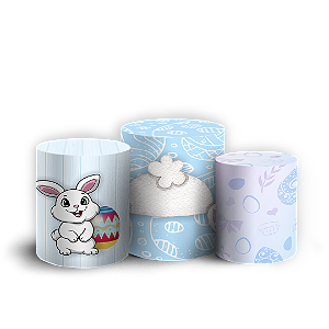 Trio Cilindro - Páscoa - Sublimado 3D