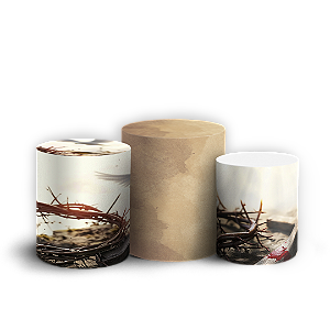 Trio Cilindro - Páscoa - Sublimado 3D