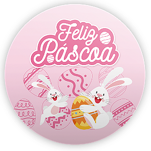 Painel Redondo - Páscoa - Sublimado 3D
