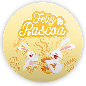 Painel Redondo - Páscoa - Sublimado 3D