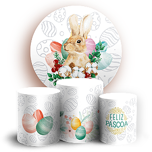 KIT Redondo e Trio - Páscoa - Sublimado 3D
