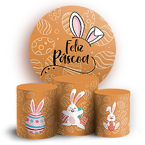 KIT Redondo e Trio - Páscoa - Sublimado 3D