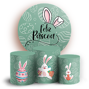 KIT Redondo e Trio - Páscoa - Sublimado 3D