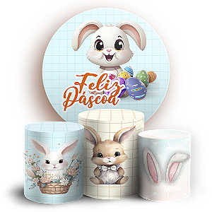 KIT Redondo e Trio - Páscoa - Sublimado 3D