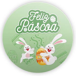 Painel Redondo - Páscoa - Sublimado 3D