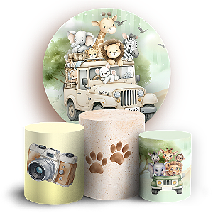 KIT Redondo e Trio - Safari - Sublimado 3D