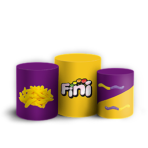 Trio Cilindro - Fini - Sublimado 3D