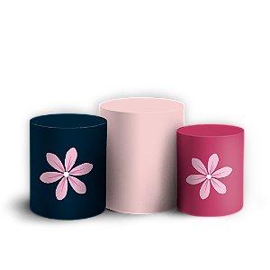 Trio Cilindro - Dia Das Mães - Sublimado 3D