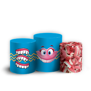 Trio Cilindro - Doces Fini - Sublimado 3D
