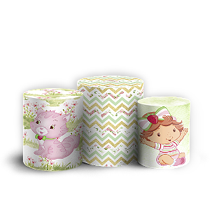 Trio Cilindro - Moranguinho Baby - Sublimado 3D