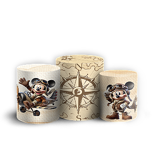 Trio Cilindro - Mickey Aviador - Sublimado 3D