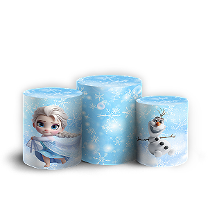 Trio Cilindro - Frozen - Sublimado 3D