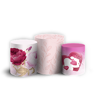 Trio Cilindro - Dia Das Mães - Sublimado 3D