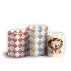 Trio Cilindro - Circo - Sublimado 3D