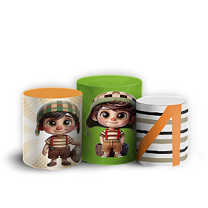 Trio Cilindro - Chaves - Sublimado 3D