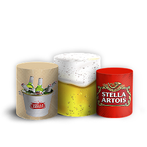 Trio Cilindro - Cerveja - Sublimado 3D