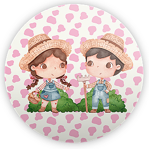 Capa Mini Painel Sublimado - Fazendinha