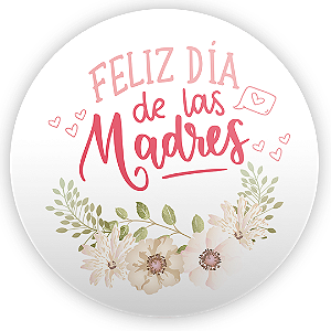 Painel Redondo - Dia de la Madre  - Sublimado 3D