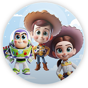 Painel Redondo - Toy Story - Sublimado 3D