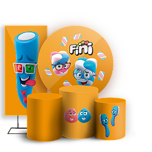 KIT Redondo Trio e Faixa - Fini - Sublimado 3D