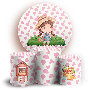 KIT Redondo e Trio - Fazendinha  - Sublimado 3D