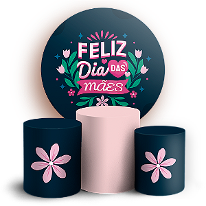 KIT Redondo e Trio - Dia Das Mães  - Sublimado 3D