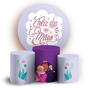 KIT Redondo e Trio - Dia Das Mães  - Sublimado 3D