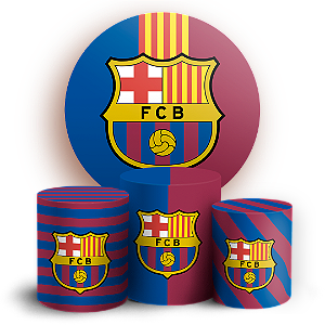 KIT Redondo e Trio - Time Barcelona  - Sublimado 3D