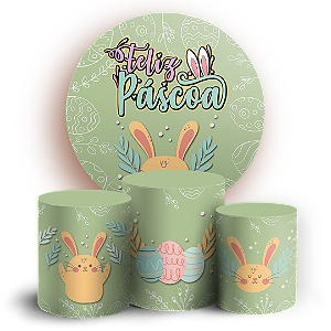 KIT Redondo e Trio - Páscoa  - Sublimado 3D