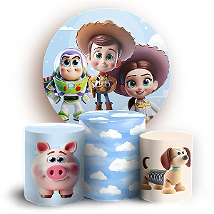 KIT Redondo e Trio - Toy Story - Sublimado 3D