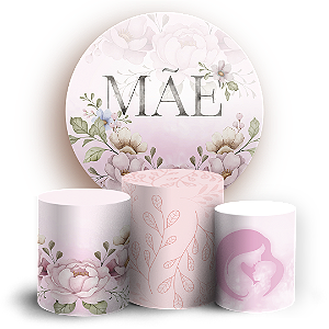 KIT Redondo e Trio - Dia Das Mães - Sublimado 3D