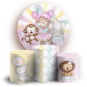 KIT Redondo e Trio - Circo - Sublimado 3D