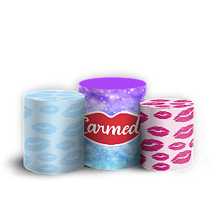 Trio Cilindro - Carmed - Sublimado 3D