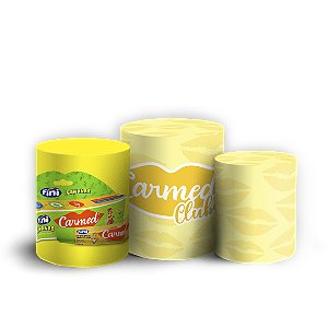 Trio Cilindro - Carmed - Sublimado 3D