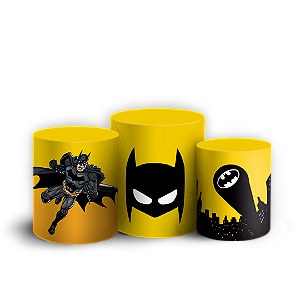 Trio Cilindro - Batman - Sublimado 3D
