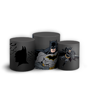 Trio Cilindro - Batman - Sublimado 3D