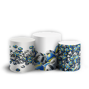 Trio Cilindro - Volei - Sublimado 3D