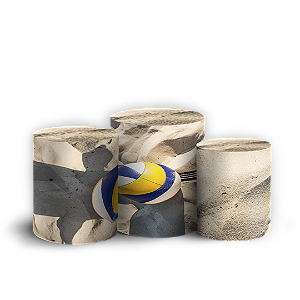 Trio Cilindro - Volei - Sublimado 3D