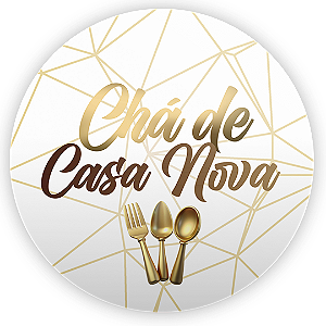 Mini Painel - Chá De Casa Nova - Sublimado 3D