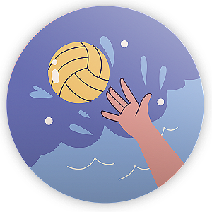 Capa Mini Painel Sublimado - Volei